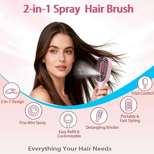 Spray Hair Brush