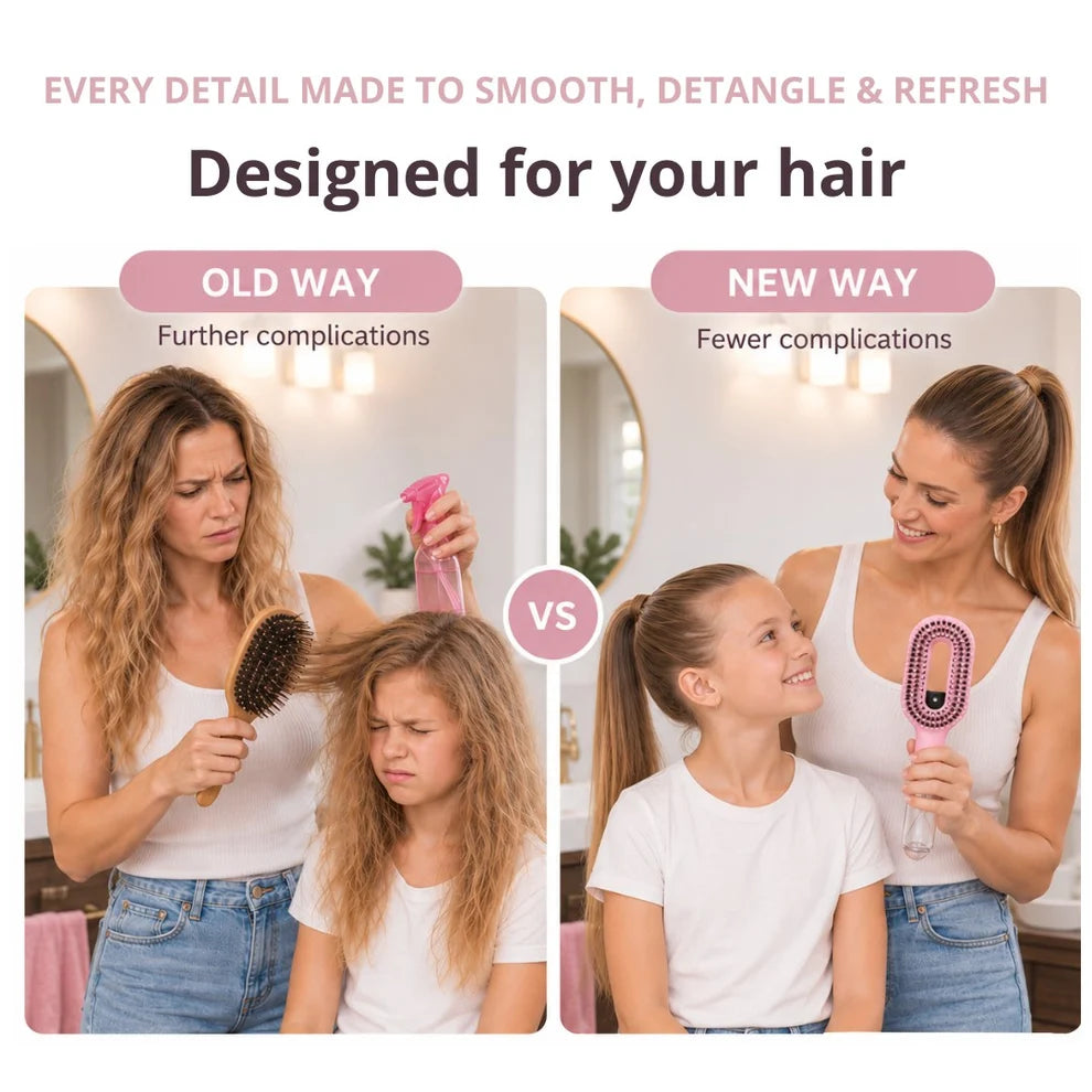 Spray Hair Brush