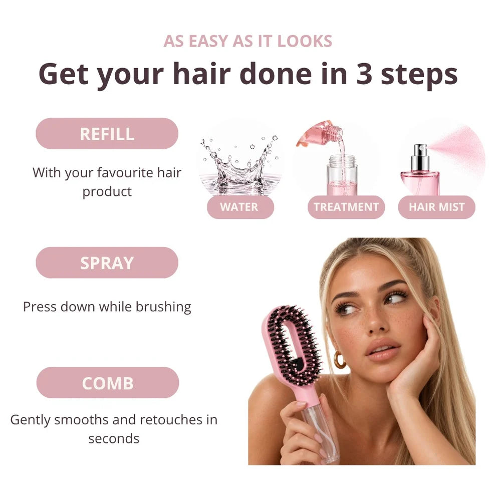 Spray Hair Brush