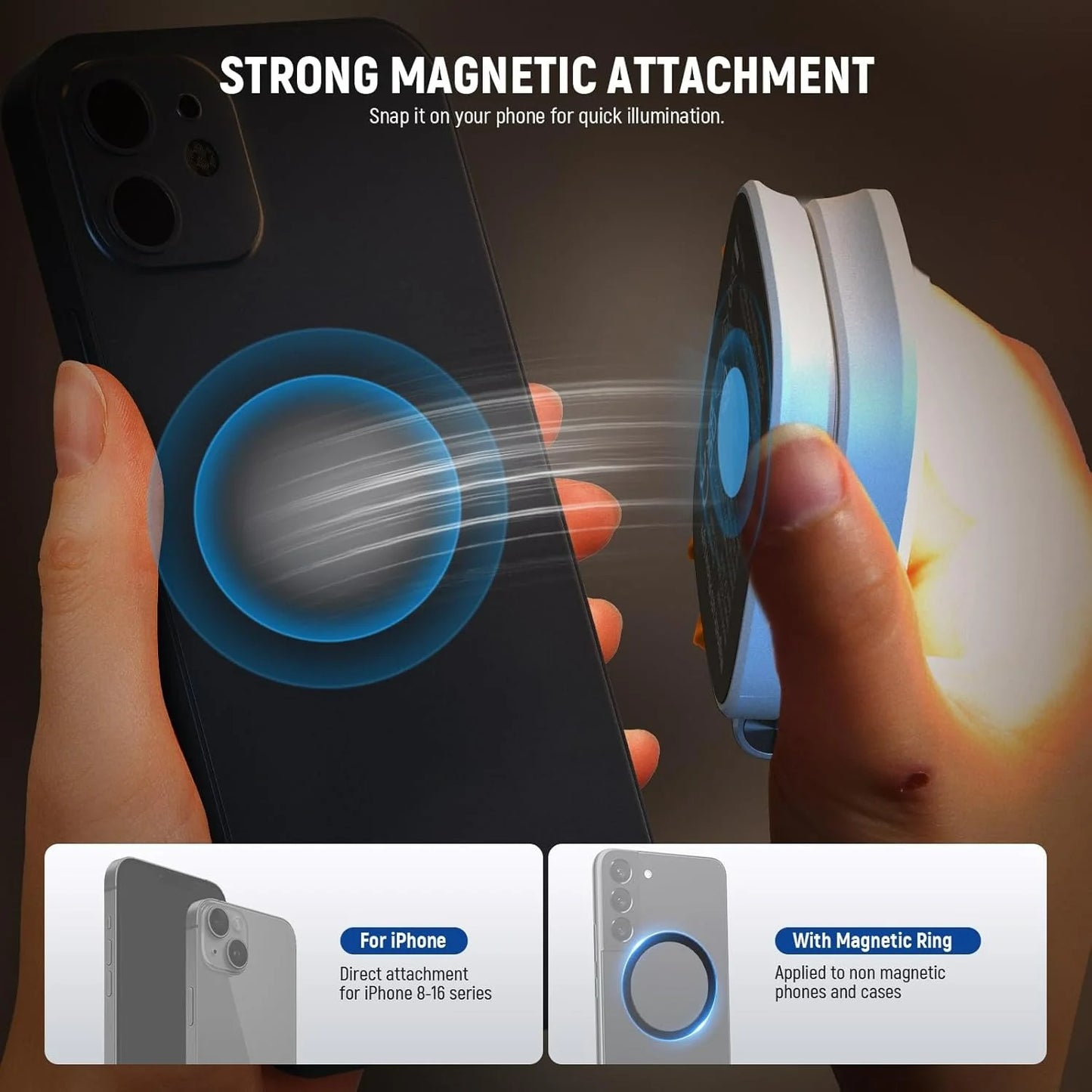 MagLight - Professional Magnetic LED Content Creator Light