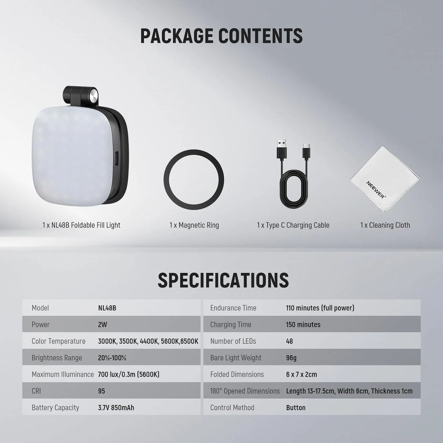 MagLight - Professional Magnetic LED Content Creator Light