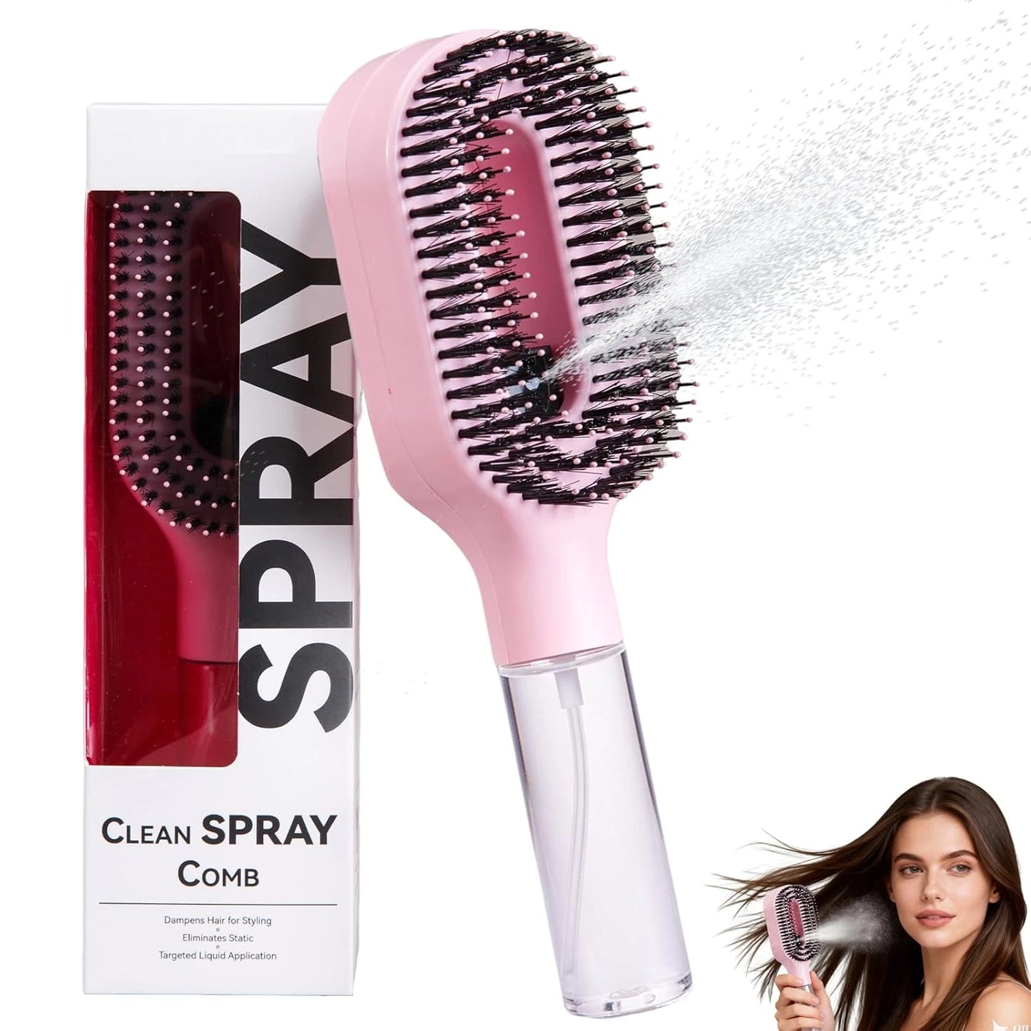 Spray Hair Brush