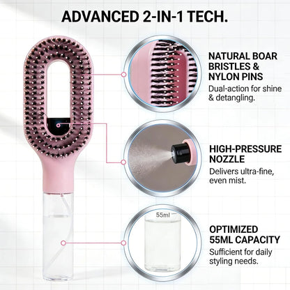 Spray Hair Brush