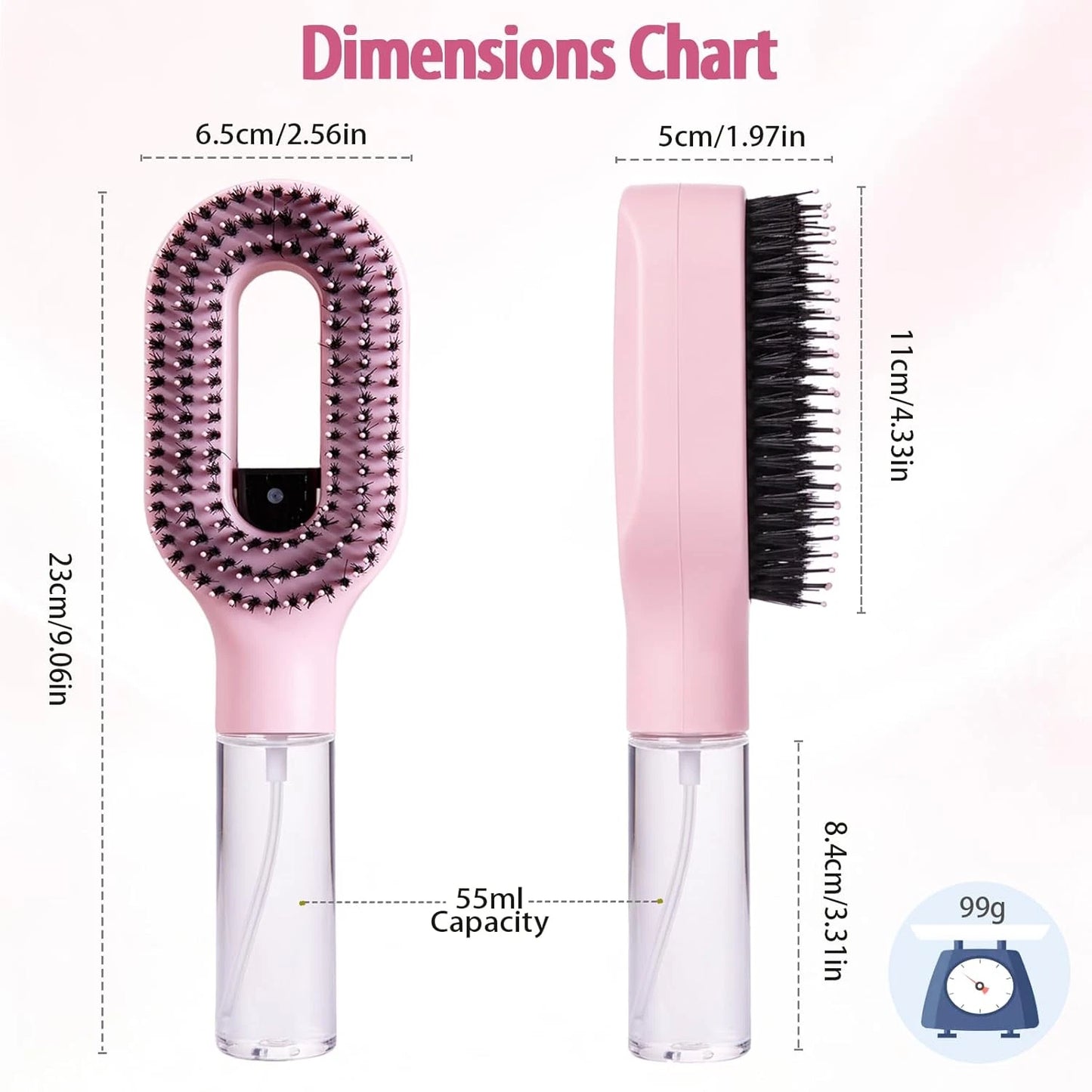 Spray Hair Brush
